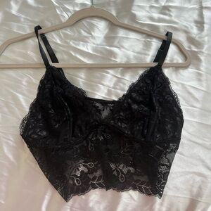 Black Lace Top